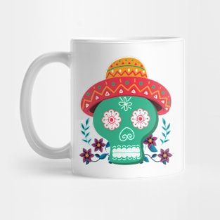 Mexican Sugar Skull Mug